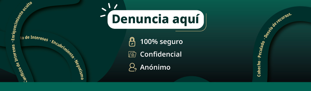Aquí puedes presentar tu denuncia